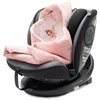 Šiltas vystyklas-antklodė automobilinei kėdutei New Baby rožinis