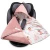 Šiltas vystyklas-antklodė automobilinei kėdutei New Baby Love Teddy Bear rožinis