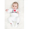 Spausdintas bodis New Baby I Love Mum and Dad, dydis 80 (9-12 mėn.)