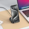 Stalinis įkroviklis Hoco 2in1 USB C PD QC 3A 30W + belaidis įkrovimas 5W CQ16B juodas