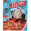 Stalo žaidimas bingo su kortelėmis ir traukimo mašina