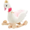 Supamas žaislas su ratukais ir melodija Baby Mix Swan, baltas