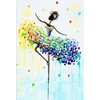 Tapyba pagal numerius balerina 40x50 cm drobėje su rėmu