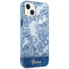 Guess GUHCP14MHGPLHB iPhone 14 Plus / 15 Plus 6,7" mėlynas kietas dėklas Porcelain Collection