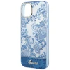 Guess GUHCP14MHGPLHB iPhone 14 Plus / 15 Plus 6,7" mėlynas kietas dėklas Porcelain Collection
