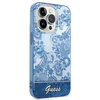Guess GUHCP14LHGPLHB iPhone 14 Pro 6,1 col. mėlynas kietas dėklas Porcelain kolekcija
