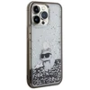 Karl Lagerfeld KLHCP13XLKCNSK iPhone 13 Pro Max 6.7″ skaidrus kietas dėklas Liquid Glitter Choupette