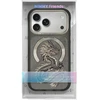 NIMMY dėklas MAGNETIC FANTASY ANIMAL DRAGON, suderinamas su MagSafe, skirtas IPHONE 18 Pro/17 Pro, pilkas