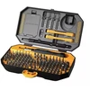 JAKEMY JM-8183 precizinio atsuktuvo rinkinys su atidarymo įrankiais ir replėmis (145 viename)
