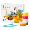 TM Toys Rankdarbių rinkinys Hey Clay paukščiai iš ūkio 15 vnt