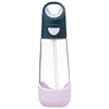 Tritan buteliukas su šiaudeliais b.box 600 ml indigo rožinė