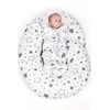 Universali C formos žindymo pagalvė New Baby Stars pilka
