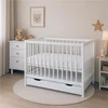 Vaikiška lovytė su stalčiumi New Baby BASIC balta