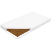 Vaikiškas čiužinys New Baby STANDARD 120x60x7 cm baltas, putų poliuretano ir kokoso pluošto