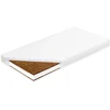 Vaikiškas čiužinys New Baby STANDARD 120x60x8 cm kokosų putos–kokosų baltas