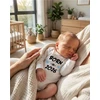Vaikiškas margintas bodis New Baby BORN IN 2026 mėlynas