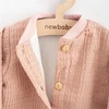 Vaikiškas muslino paltukas New Baby Comfort Clothes rožinis, dydis 86 (12-18 mėn.)