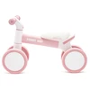 Vaikiškas paspirtukas Baby Mix Baby Bunny Hop itin lengvas rožinis