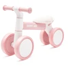 Vaikiškas paspirtukas Baby Mix Baby Bunny Hop itin lengvas rožinis