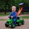 Vaikiškas traktorius su priekaba Benny Baby Mix Benny žalias
