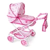 Vežimėlis lėlėms 2in1 New Baby Monika Flowers