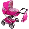 Vežimėlis lėlėms 2in1 New Baby rožinis