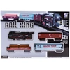Žaislinis traukinys Rail King su 3 vagonais