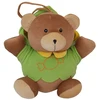 BABY MIX TK/P/1034-0700 Muzikinė dėžutė meškiukas žalioje striukėje 46552