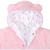Žieminis paltukas New Baby Nice Bear rožinis, dydis 80 (9-12 mėn.)