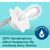 CANPOL 22/659 Silikoninis čiulptukas 6-18m simetriškas Sleepy Koala 2 vnt. rožinis