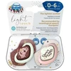 CANPOL 22/659 Silikoninis čiulptukas 6-18m simetriškas Sleepy Koala 2 vnt. rožinis