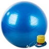 Gimnastikos kamuolys su pompa, 65 cm, mėlynas