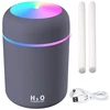 Mini automobilio oro drėkintuvas su aromatiniu difuzoriumi ir USB RGB naktine lempute - ER1165