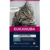 Eukanuba begrūdis sausas maistas katėms su lašiša, 10 kg