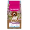 Eukanuba begrūdis Puppy S/M begrūdis sausas maistas mažų ir vidutinių veislių šuniukams su žuvimi, 12 kg