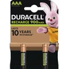 Duracell Recharge 900mAh AAA akumuliatoriai DX2400, 2 vnt.
