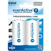 everActive Professional paruoštas naudojimui 10000mAh D akumuliatorius, 2 vnt.