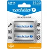 everActive Sidabrinis Line paruošta naudoti 3500mAh C akumuliatorius, 2 vnt.
