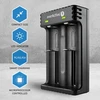 everActive universalus 2 x Li-ion akumuliatorių kroviklis LC200