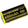 Nitecore micro-USB įkraunamas 3,6V 650mAh 16340 akumuliatorius NL1665R