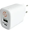 Rocket 5-12V USB QC 3.0 ir USB-C PD 20W įkroviklis