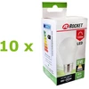 Rocket 8W E27 720lm 3000K A+ LED lemputė, 10 vnt.