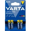 Varta Longlife Power AAA elementas, 4 vnt.