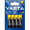 Varta Super Heavy Duty AA elementas, 4 vnt.