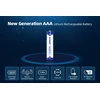 Xtar 1,5V 1000mAh AAA įkraunamas Li-ion elementas, 4 vnt. + dėklas