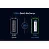 Xtar 1,5V 1000mAh AAA įkraunamas Li-ion elementas, 4 vnt. + dėklas