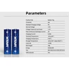 Xtar 1,5V 2500mAh AA įkraunamas elementas, 4 vnt. + dėklas