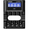 Xtar 4 x Ni-MH ir 1.5V Li-ion AA/AAA akumuliatorių kroviklis su LCD ekranu L4 PRO