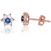 Diamond Sky Jewelry Auksiniai auskarai-vinukai su cirkoniais „Andromeda V“