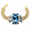 Diamond Sky Jewelry Apyrankė „Aurora (Aquamarine / Light Sapphire Shimmer / Light Sapphire / Reinvented Cool Mėlyna)“ su Swarovski™ kristalais